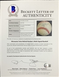 Minnesota Twins “Retired Numbers” Signed Baseball (OAL Budig) – With Kirby Puckett, Harmon Killebrew, Kent Hrbek, Tony Oliva, and Rod Carew (BAS)