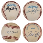 Boston Red Sox Legends Single Signed Baseball Collection of 16 Incl. Jim Rice, David Ortiz PLUS 1971 Team Signed Baseball (BAS)