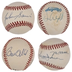 New York Yankees Legends Single Signed Baseball Collection of 12 Incl. Reggie Jackson, Catfish Hunter and Dave Winfield (BAS)