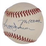 New York Yankees Legends Single Signed Baseball Collection of 12 Incl. Reggie Jackson, Catfish Hunter and Dave Winfield (BAS)