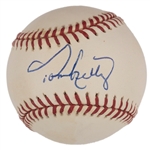 1980s-2000s Baseball Stars Single Signed Baseball Bonanza of 74 Incl. Orel Hershiser, Jim Leyland, Larry Bowa and Jason Kendall