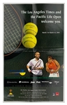 Jennifer Capriati Signed 2003 “Pacific Life Open” Tennis Tournament Poster (BAS)