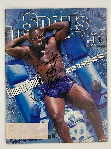 Emmitt Smith Signed <em>Sports Illustrated</em> – NFL All-Time Rushing Leader (BAS)