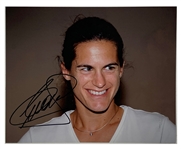 Women's Tennis Greats Signed 8 x 10 Collection of 21 Featuring Sharapova, Capriati, Navratilova, Clijsters, and Hingis (BAS)