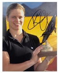 Women's Tennis Greats Signed 8 x 10 Collection of 21 Featuring Sharapova, Capriati, Navratilova, Clijsters, and Hingis (BAS)