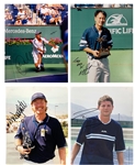 Men's Tennis Greats Signed 8 x 10 Collection of 20 – Featuring Pete Sampras, Andre Agassi, Michael Chang, and Rod Laver (BAS)