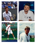 Men's Tennis Greats Signed 8 x 10 Collection of 20 – Featuring Pete Sampras, Andre Agassi, Michael Chang, and Rod Laver (BAS)
