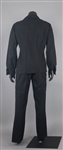 1971 WS “Fluke” Holland  Stage-Worn “Cotroneo” Pitch Black Two-Piece Suit – Worn Performing with Johnny Cash