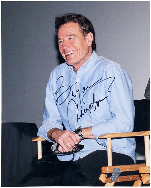 Bryan Cranston Signed 8 x 10 Photo (BAS) <em>Breaking Bad – Malcom in the Middle</em>