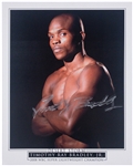 Boxing Champions Signed 8 x 10 Photos (7) With Sugar Ray Leonard, Larry Holmes and Oscar De La Hoya (BAS)