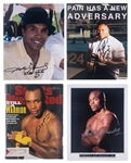 Boxing Champions Signed 8 x 10 Photos (7) With Sugar Ray Leonard, Larry Holmes and Oscar De La Hoya (BAS)