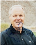 Rush Limbaugh Signed 8 x 10 Photo (BAS)