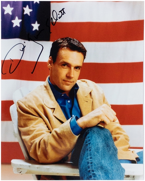 David James Elliott Signed 8 x 10 Photo TVs Jag (BAS)