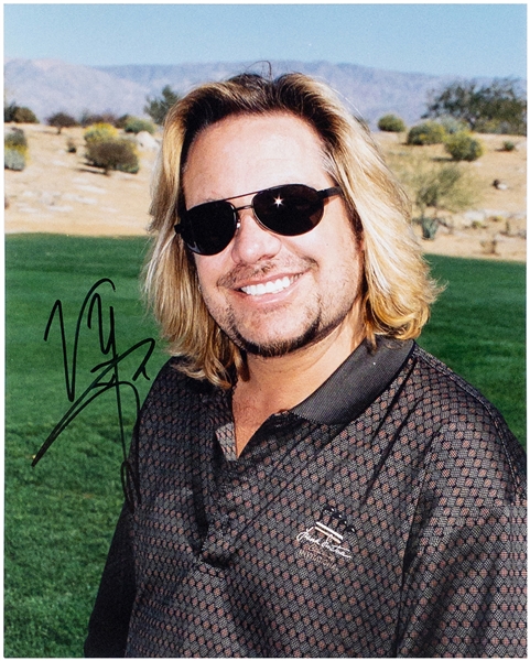 Vince Neil Signed 8 x 10 Photo – Motley Crue (BAS)