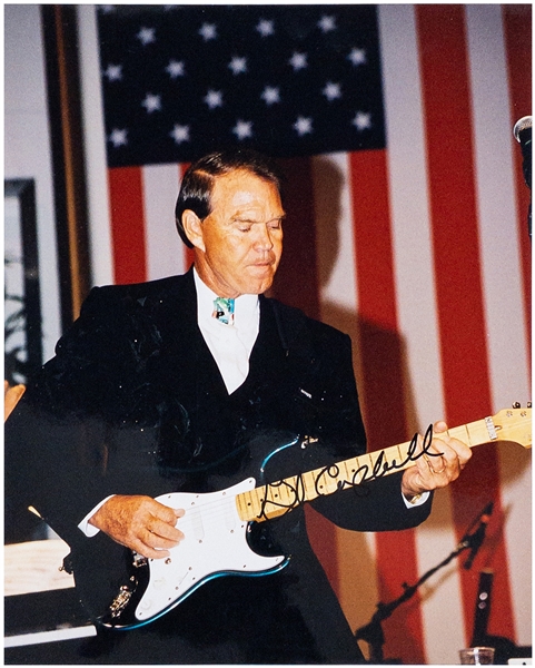 Glen Campbell Signed 8 x 10 Photo