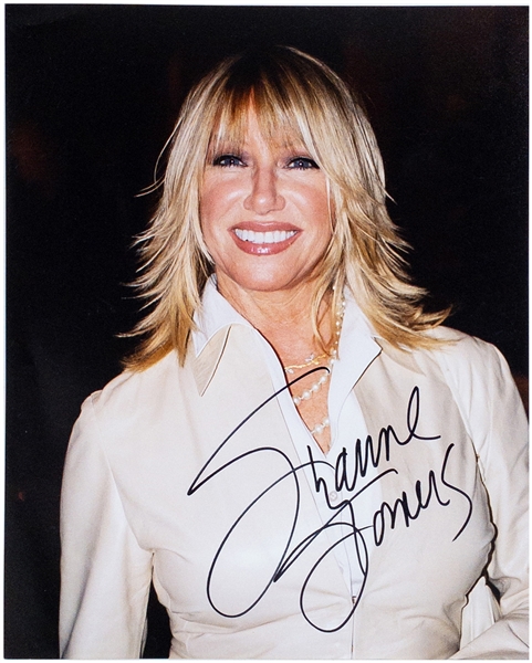 Suzanne Somers Signed 8 x 10 Photo <em>Threes Company</em> (BAS)