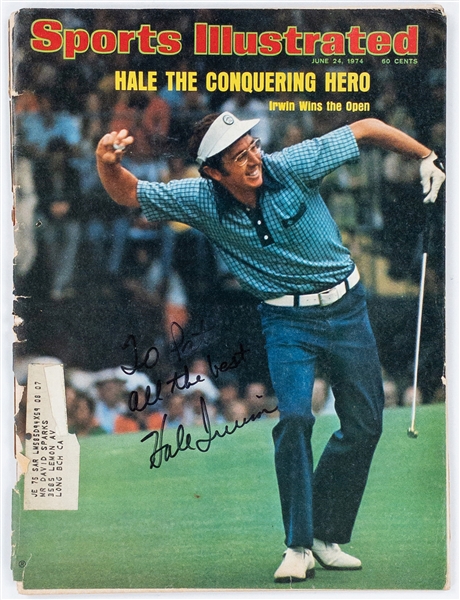 Hale Irwin Signed 1974 <em>Sports Illustrated</em> – 3-Time U.S. Open Winner (BAS)