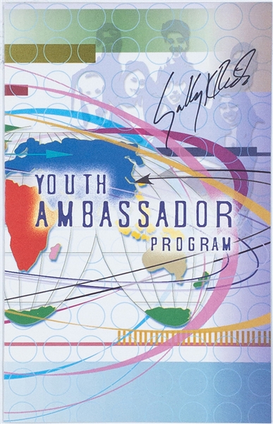 First American Female Astronaut Sally Ride Signed Program (BAS)