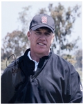John Elway Signed 8 x 10 Photo – Wearing Stanford University Hat! (BAS)
