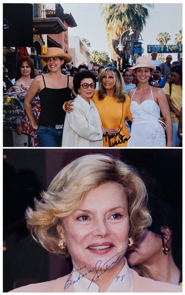 Nancy and Barbara Sinatra Signed 8 x 10 Photos (2) (BAS)