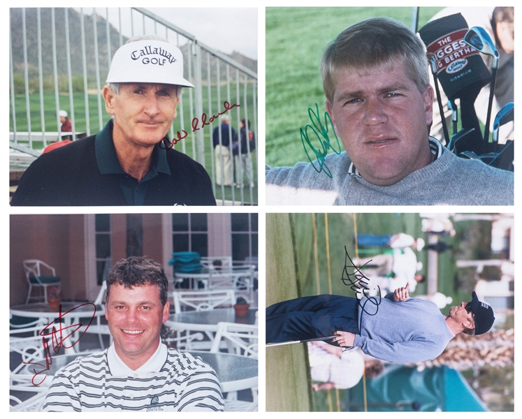 Open Championship Winners Signed 8 x 10 Photo Collection of 13 Incl. Lee Trevino and Mark OMeara (BAS)