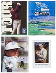 Major Champion Golfers Signed Programs (4) Incl. Floyd, O'Meara, Couples, and Finsterwald (BAS)