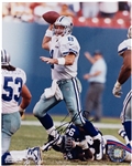 Troy Aikman Signed 8 x 10 Official NFL Photo  (BAS)