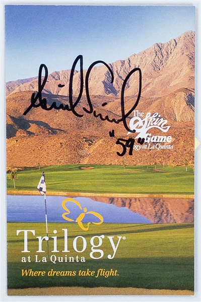 Annika Sorenstam Signed Golf Scorecard  (BAS) Plus 8 x 10 Photo