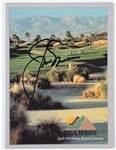 Jack Nicklaus Signed Scorecard (BAS) Plus 8 x 10 Photo