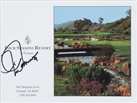 Mia Hamm Signed Golf Scorecard (BAS) Plus 8 x 10 Photo
