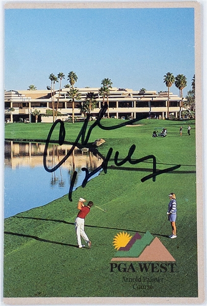 Charles Barkley Signed Golf Scorecard (BAS) Plus 8 x 10 Photo