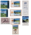 Male and Female Golf Superstars Signed Scorecard Collection of 15 (BAS) (Each Comes With 8 x 10 of Golfer) Incl. Lee Trevino, Fred Couples, David Duval and Others