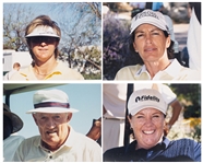 Male and Female Golf Superstars Signed Scorecard Collection of 15 (BAS) (Each Comes With 8 x 10 of Golfer) Incl. Lee Trevino, Fred Couples, David Duval and Others