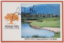 Male and Female Golf Superstars Signed Scorecard Collection of 15 (BAS) (Each Comes With 8 x 10 of Golfer) Incl. Lee Trevino, Fred Couples, David Duval and Others