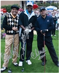 Samuel L. Jackson, George Lopez and Cheech Marin Signed 8 x 10 Photo (BAS)