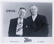 Singers and Composers Signed Photo Collection of 8 (BAS) Incl. Johnny Mathis, Marvin Hamlisch and Others