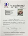 Jack Nicklaus Signed 1975 <em>Golf World</em> (BAS) Masters Winner Cover!