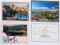 NFL Hall of Famers and Superstars Signed Golf Scorecard Collection of 25 (BAS) Incl. Unitas, Butkus Meredith