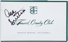 Baseball Hall of Famer & Superstars Signed Golf Scorecards (6) (BAS) – Incl. Duke Snider and Johnny Bench
