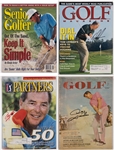 Signed Golf Magazine Collection of 15 (BAS) Incl. Lee Tevino and Tom Kite