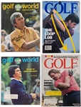 Signed Golf Magazine Collection of 15 (BAS) Incl. Lee Tevino and Tom Kite