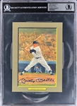 Mickey Mantle Signed 1987-1988 Perez-Steele “Great Moments” #19 Mickey Mantle (BAS Encapsulated GEM MINT 10!!) 