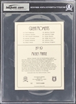 Mickey Mantle Signed 1987-1988 Perez-Steele “Great Moments” #19 Mickey Mantle (BAS Encapsulated GEM MINT 10!!) 