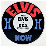 1970's “ELVIS NOW” Las Vegas Hilton Large Ceiling Hanger – A HIGH-GRADE Example of the 17-Inch Version