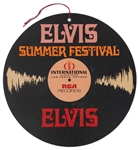 1970 “Elvis Summer Festival/International Hotel” 10-Inch Ceiling Hanger