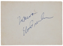1955 Elvis Presley Signed Autograph Book Page (BAS)