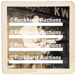 Group of 7 Original Unpublished 1956 Photos of Elvis Presley Performing on The Louisiana Hayride Plus Two 1956 COLOR Photos at Audobon Drive Home (9 Pieces)