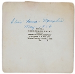 Group of 7 Original Unpublished 1956 Photos of Elvis Presley Performing on The Louisiana Hayride Plus Two 1956 COLOR Photos at Audobon Drive Home (9 Pieces)