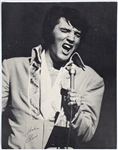 Elvis Presley 1970's Las Vegas Concert Souvenir Menu and Photo Collection (8 Pieces)