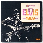 Incredible 1969 Elvis Presley Opening Night Complete VIP Box Set Signed by Elvis Presley, Priscilla Presley, Vernon Presley, Colonel Tom Parker, James Burton and Six Others! (BAS)